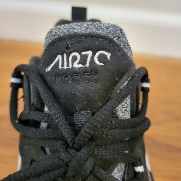 Nike Air Max 270 React Running Shoes Mens 6.5 Black Gray Sneakers AO4971-001 - Picture 8 of 13